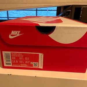 Brand new Nike blazer low X
